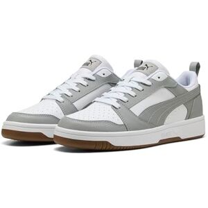 PUMA Unisex Rebound V6 låga sneakers, vitgrå Echo Black, 13 UK, vit grå Echo svart, 48.5 EU PUMA Unisex Rebound V6 låga sneakers, vitgrå Echo Black, 13 UK, vit grå Echo svart, 48.5 EU