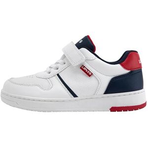 Levi's Kick Top Velcro elastisk snörning sneaker, marinblå blå, 30 EU, marinblå, 30 EU Levi's Kick Top Velcro elastisk snörning sneaker, marinblå blå, 30 EU, marinblå, 30 EU