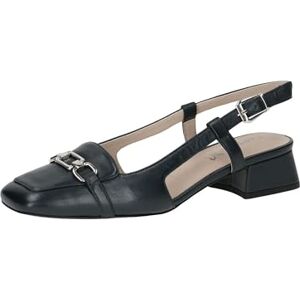 CAPRICE damer Slingback Loafer i läder liten klack, Havsnappa, 38 EU CAPRICE damer Slingback Loafer i läder liten klack, Havsnappa, 38 EU
