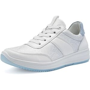 ARA Kvinnor Osaka sneakers, Vit grädde Cielo, 37.5 EU Weit ARA Kvinnor Osaka sneakers, Vit grädde Cielo, 37.5 EU Weit