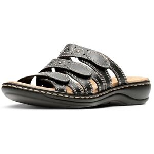 Clarks dam Leisa Cacti Q sandal, Svart läder, 7 UK Narrow Clarks dam Leisa Cacti Q sandal, Svart läder, 7 UK Narrow