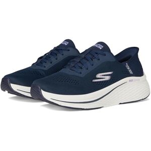 Skechers Women's Max Cushioning Elite 2.0 Vanish Hands Free Slip-Ins Sneaker, Navy/Lavender, 9 Wide Skechers Women's Max Cushioning Elite 2.0 Vanish Hands Free Slip-Ins Sneaker, Navy/Lavender, 9 Wide
