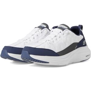Skechers herr konturskum mysig passform handsfree slip-on sneaker, Vit/marinblå, 6.5 Skechers herr konturskum mysig passform handsfree slip-on sneaker, Vit/marinblå, 6.5