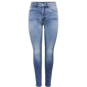 ONLY Dam skinny jeans ONLFOREVER hög midja skinny fit jeans, Mörk medium blå denim, 28W / 32L ONLY Dam skinny jeans ONLFOREVER hög midja skinny fit jeans, Mörk medium blå denim, 28W / 32L