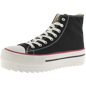 victoria Damsneakers Tribu Doble Botin Lona, svart, 39 EU victoria Damsneakers Tribu Doble Botin Lona, svart, 39 EU