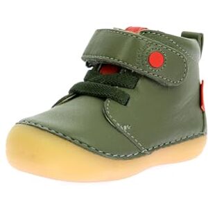 Kickers SONIZIKRO, unisex ankelstövlar för barn, 18 EU, khaki, 18 EU Kickers SONIZIKRO, unisex ankelstövlar för barn, 18 EU, khaki, 18 EU