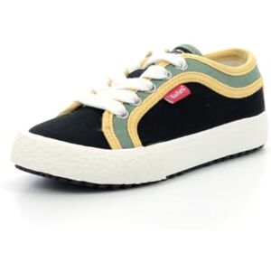 Kickers Unisex barn Geeck-sneakers, Noir Vert, 31 EU Kickers Unisex barn Geeck-sneakers, Noir Vert, 31 EU