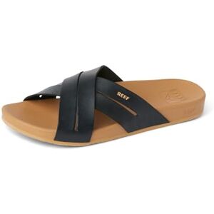 REEF Dam kudde vår blomma flipflop, Svart ljusbrun, 38.5 EU REEF Dam kudde vår blomma flipflop, Svart ljusbrun, 38.5 EU