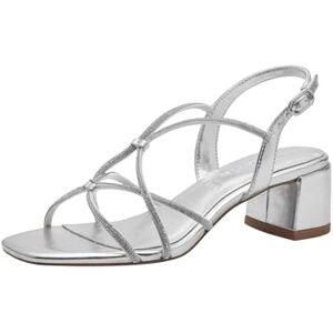 Tamaris dam 1-28236-42 sandaler med klack, silver, 36 EU Tamaris dam 1-28236-42 sandaler med klack, silver, 36 EU