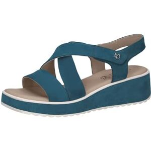 CAPRICE dam 9-28305-44 platta sandaler, BLUE NUBUC, 38 EU, Blå nubuc, 38 EU CAPRICE dam 9-28305-44 platta sandaler, BLUE NUBUC, 38 EU, Blå nubuc, 38 EU