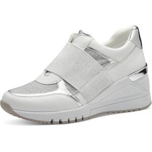 MARCO TOZZI dam, Feel ME fotsäng, utbytbar fotsäng, mjukt foder, 2–24780–42 sneakers, vit comb, 40 EU, Vit kam, 40 EU MARCO TOZZI dam, Feel ME fotsäng, utbytbar fotsäng, mjukt foder, 2–24780–42 sneakers, vit comb, 40 EU, Vit kam, 40 EU