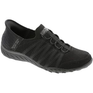 Skechers Women's Breathe Easy-ROLL with ME Sneaker, Black, 8.5 Wide Skechers Women's Breathe Easy-ROLL with ME Sneaker, Black, 8.5 Wide