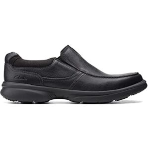 Clarks Bradley Free Tofflor för män, blk tumbled lea, 44 EU bred Clarks Bradley Free Tofflor för män, blk tumbled lea, 44 EU bred