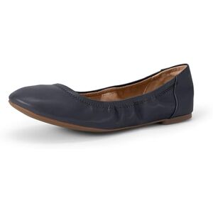 Amazon Essentials kvinnors Belice Slip On Balett platt, marinblå fuskläder, 35.5 EU Bred Amazon Essentials kvinnors Belice Slip On Balett platt, marinblå fuskläder, 35.5 EU Bred