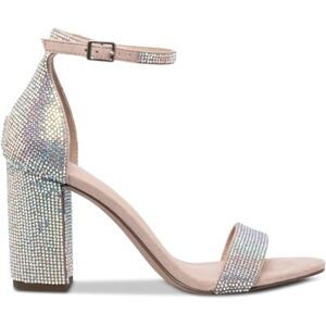Madden Girl Steve Madden Beella-r sandaler med klack för kvinnor, Rodnande multi strass, 38.5 EU Madden Girl Steve Madden Beella-r sandaler med klack för kvinnor, Rodnande multi strass, 38.5 EU