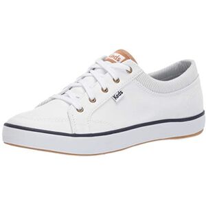 Keds kvinnors Center snörsko sneaker, Vit/grå, 43 EU Keds kvinnors Center snörsko sneaker, Vit/grå, 43 EU