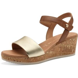 MARCO TOZZI Damer 2–28326-44 sandal, Metallic, 36 EU MARCO TOZZI Damer 2–28326-44 sandal, Metallic, 36 EU
