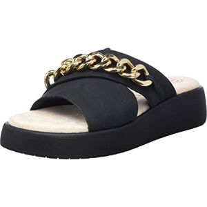 bugatti Damer Kya platt sandal, svart 37 EU bugatti Damer Kya platt sandal, svart 37 EU