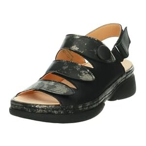 Think! Think CAMBIO damer kromfritt garvade hållbara sandaler, svart/kombi 0080, 39 EU Think! Think CAMBIO damer kromfritt garvade hållbara sandaler, svart/kombi 0080, 39 EU