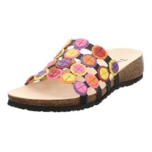 Think! Damen JULIA chromfrei gegerbte nachhaltige Pantolette, SCHWARZ/KOMBI 0020 Think! Damen JULIA chromfrei gegerbte nachhaltige Pantolette, SCHWARZ/KOMBI 0020