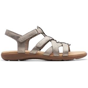 Clarks kvinnors Elizabelle Sky Sandal, Pewter Metallic, 3 UK, Tenn metallisk, 36 EU Clarks kvinnors Elizabelle Sky Sandal, Pewter Metallic, 3 UK, Tenn metallisk, 36 EU