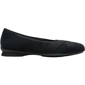 Clarks Jazmynn Gem Womens Black Sde, 5.5 Clarks Jazmynn Gem Womens Black Sde, 5.5