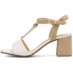 MARCO TOZZI Damer 2–28332-44 sandal, Vit, 38 EU MARCO TOZZI Damer 2–28332-44 sandal, Vit, 38 EU