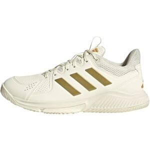 adidas Kvinnor Court Flight Shoes, off white/gold met./core black, 45 1/3 EU adidas Kvinnor Court Flight Shoes, off white/gold met./core black, 45 1/3 EU