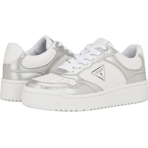 GUESS Miram Sneaker för kvinnor, Vit/Silver Multi 142, 39.5 EU GUESS Miram Sneaker för kvinnor, Vit/Silver Multi 142, 39.5 EU