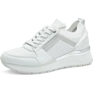 MARCO TOZZI Damsneakers, platt, elastiska, bekväma, Vit kam, 40 EU MARCO TOZZI Damsneakers, platt, elastiska, bekväma, Vit kam, 40 EU