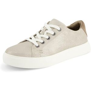 TOMS Dam Kameron snörning sneakers, Champagne Metallic Suede/Suede, 9 UK, Champagne metallisk mocka mocka, 42.5 EU TOMS Dam Kameron snörning sneakers, Champagne Metallic Suede/Suede, 9 UK, Champagne metallisk mocka mocka, 42.5 EU