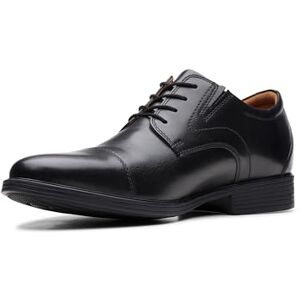 Clarks Whiddon Cap Mens Black Leather, 6.5 Clarks Whiddon Cap Mens Black Leather, 6.5