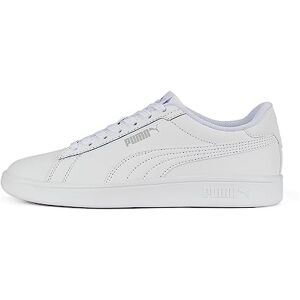 PUMA Unisex Kids Smash 3.0 L Jr Sneaker, Vit cool ljusgrå, 37.5 EU PUMA Unisex Kids Smash 3.0 L Jr Sneaker, Vit cool ljusgrå, 37.5 EU