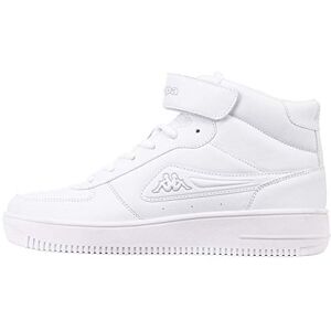 Kappa Unisex Bash Mid Sneakers, Vit, 37 EU Kappa Unisex Bash Mid Sneakers, Vit, 37 EU