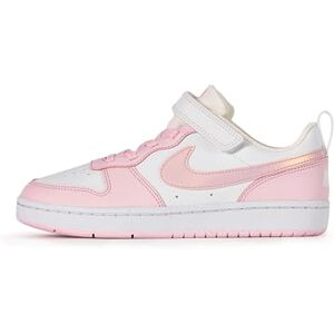 NIKE Kids Court Borough lågrecraft skor, Vit/rosa skum, 11 Little Kid NIKE Kids Court Borough lågrecraft skor, Vit/rosa skum, 11 Little Kid