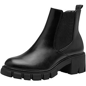 Tamaris dam Chelsea båt 1–25419-41 bred, Svart, 36 EU Tamaris dam Chelsea båt 1–25419-41 bred, Svart, 36 EU
