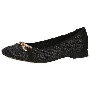 CAPRICE Damballerinaskor bast elegant, Svart kam, 36 EU CAPRICE Damballerinaskor bast elegant, Svart kam, 36 EU