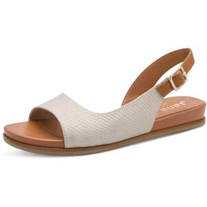 Jana platt vegan platta sandaler, guld/Snake, 39 EU Jana platt vegan platta sandaler, guld/Snake, 39 EU