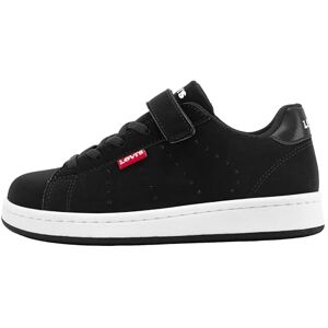 Levi's Unisex barn Avenue Top Velcro-elastisk spets sneakers, Briljant svart, 30 EU Levi's Unisex barn Avenue Top Velcro-elastisk spets sneakers, Briljant svart, 30 EU