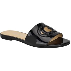 GUESS Dam Tashia platt sandal, Svart patent 002, 38 EU GUESS Dam Tashia platt sandal, Svart patent 002, 38 EU