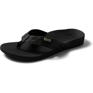 REEF dam orto-vår-flip-flop, Svart/svart glitter, 38.5 EU REEF dam orto-vår-flip-flop, Svart/svart glitter, 38.5 EU