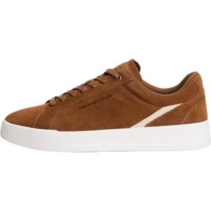 Tommy Hilfiger herr Th Court Premium mocka FM0FM05880 låg topp, brun, 6,5 Tommy Hilfiger herr Th Court Premium mocka FM0FM05880 låg topp, brun, 6,5