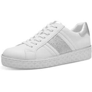 MARCO TOZZI dam, Feel ME fotsäng, utbytbar fotbädd, mjukt foder, vegansk, 2–23780–42 sneakers, vita, 42 EU, Vit, 42 EU MARCO TOZZI dam, Feel ME fotsäng, utbytbar fotbädd, mjukt foder, vegansk, 2–23780–42 sneakers, vita, 42 EU, Vit, 42 EU