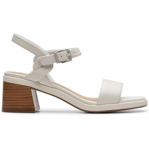 Clarks Jaylan Ray Womens Off White Lea, 6 Clarks Jaylan Ray Womens Off White Lea, 6