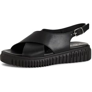 MARCO TOZZI Damer 2–28281-44 sandal, svart, 37 EU MARCO TOZZI Damer 2–28281-44 sandal, svart, 37 EU
