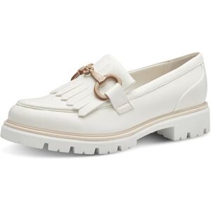 MARCO TOZZI dam, Feel ME fotsäng, mjukt foder, vegansk, 2–24703–42 tofflor, vita, 40 EU, Vit, 40 EU MARCO TOZZI dam, Feel ME fotsäng, mjukt foder, vegansk, 2–24703–42 tofflor, vita, 40 EU, Vit, 40 EU