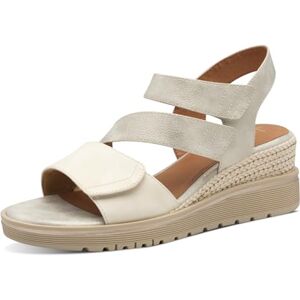 Jana Damen Keilsandal vegan kil sandal dam, Beige Gold, 39 EU Jana Damen Keilsandal vegan kil sandal dam, Beige Gold, 39 EU