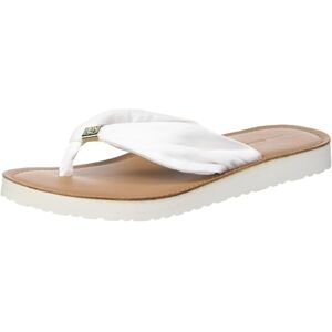 Tommy Hilfiger kvinnor flip-flops, Vit Ecru, 37 EU Tommy Hilfiger kvinnor flip-flops, Vit Ecru, 37 EU