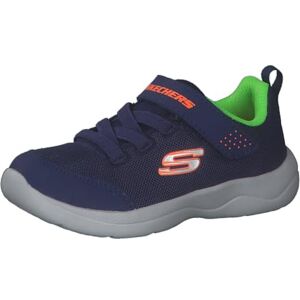 Skechers Pojkens Skech-Stepz 2.0 Mini WandererSneaker, Marinblå textil syntetisk lime orange trim, 10 UK Child Skechers Pojkens Skech-Stepz 2.0 Mini WandererSneaker, Marinblå textil syntetisk lime orange trim, 10 UK Child