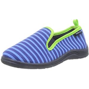 Playshoes Unisex barn Ringel Mule, Blau Grün 30/31 EU Playshoes Unisex barn Ringel Mule, Blau Grün 30/31 EU